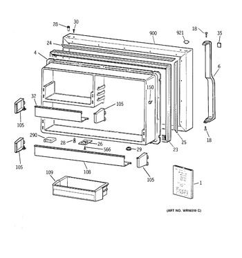 Diagram for TBX19VIBDRWW