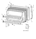 Diagram for 1 - Freezer Door