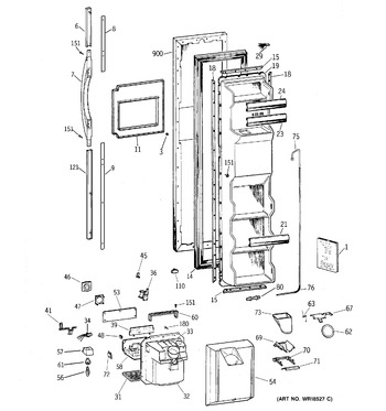 Diagram for TFX22PRBABB