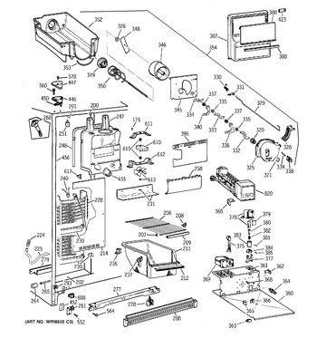 Diagram for TFX25JRBAWW