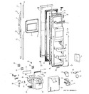 Diagram for 1 - Freezer Door