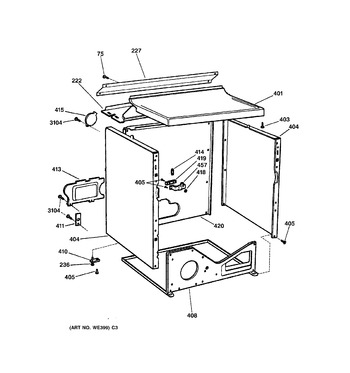 Diagram for DPSR473EW0AA