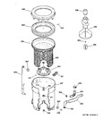 Diagram for 2 - Tub, Basket & Agitator