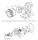 Diagram for 4 - Drum, Duct, Blower & Drive Asm.