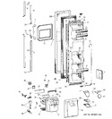 Diagram for 1 - Freezer Door