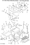 Diagram for 2 - 30" Gas Free Standing Range-electric Ignition