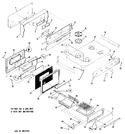 Diagram for 1 - 30" Gas Free Standing Range - Standing Pilot Ignition