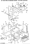 Diagram for 2 - 30" Gas Free Standing Range - Electric Ignition