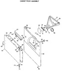 Diagram for 4 - Cabinet Front Assembly