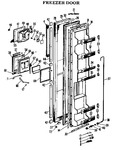 Diagram for 2 - Freezer Door