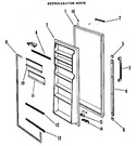 Diagram for 1 - Refrigerator Door