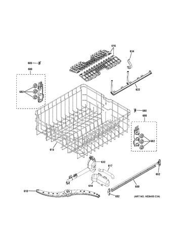 Diagram for GDF620HGJ4WW