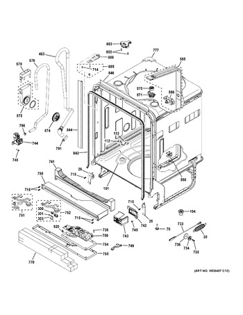 Diagram for GDF570SSJ2SS