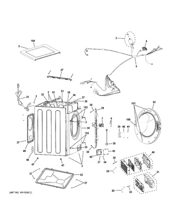 Diagram for GFW148SSL0WW