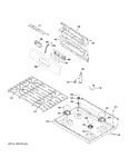 Diagram for Control Panel & Cooktop