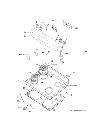 Diagram for JB255DJ3WW