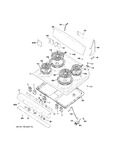 Diagram for Control Panel & Cooktop