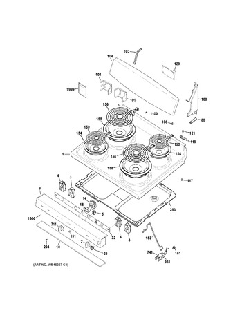 Diagram for JB450DF2WW