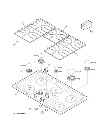 Diagram for JGP3036DL1WW