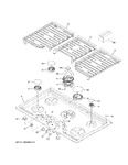 Diagram for Control Panel & Cooktop