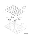 Diagram for Control Panel & Cooktop