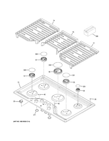 Diagram for PGP7030DL1WW