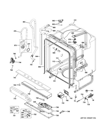 Diagram for GDT545PSJ5SS