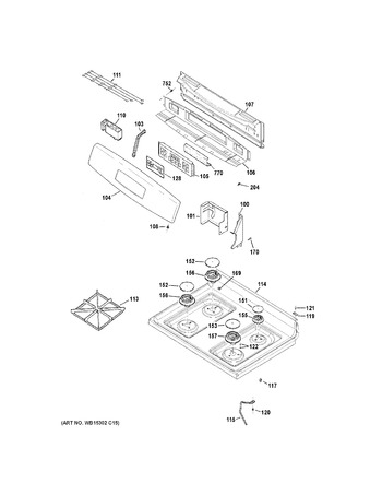 Diagram for JGB635DEK2WW