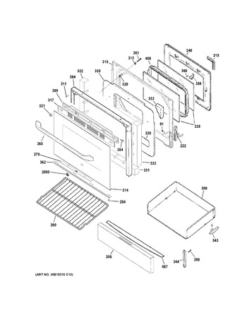 Diagram for JGB645EEK2ES