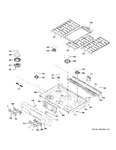 Diagram for Control Panel & Cooktop