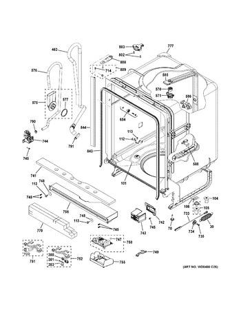 Diagram for GDT545PFJ6DS