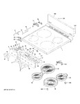 Diagram for Control Panel & Cooktop