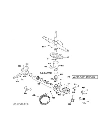 Diagram for HDA3600K54WW