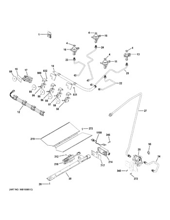 Diagram for RGAS300DM1WW