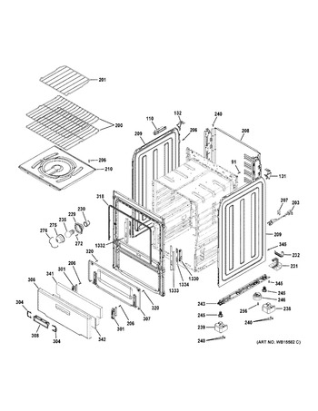 Diagram for RGAS300DM1WW