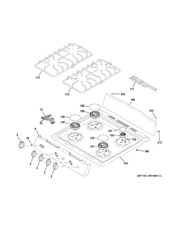 Diagram for RGAS200DM1WW