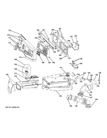 Diagram for GFW450SSM1WW