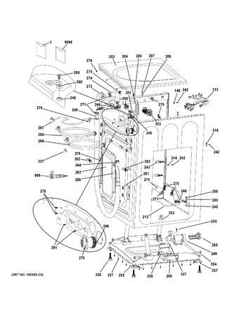 Diagram for GFW450SSM1WW