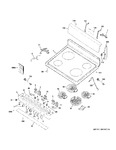 Diagram for Control Panel & Cooktop