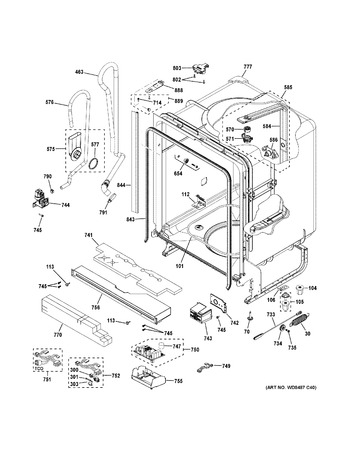 Diagram for GDT605PSM0SS