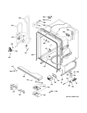 Diagram for GDT535PGM0WW