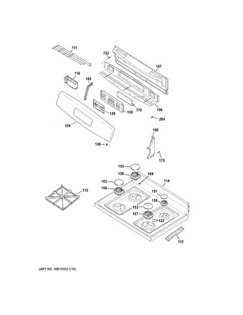 Diagram for JGB635DEK3BB