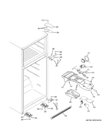 Diagram for XTS21FGKBWW