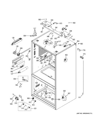 Diagram for GFE28GMKJES