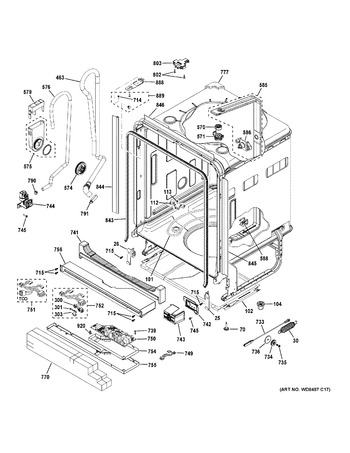 Diagram for GDT695SFL5DS