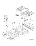 Diagram for Control Panel & Cooktop