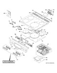 Diagram for Control Panel & Cooktop