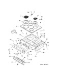 Diagram for Control Panel & Cooktop