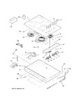 Diagram for Control Panel & Cooktop