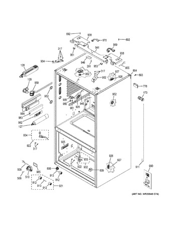 Diagram for GYE22HSKLSS